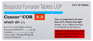Concor Cor 2.5 Tablet 10