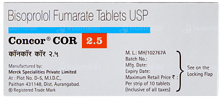 Concor Cor 2.5 Tablet 10