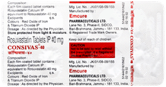 Consivas 40 Tablet 10 Consivas 40 Tablet 10