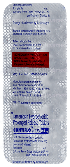 Contiflo Icon 0.4mg Tablet 10 Contiflo Icon 0.4mg Tablet 10