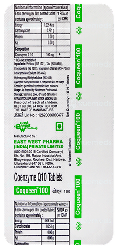 Coqueen 100 Tablet 10