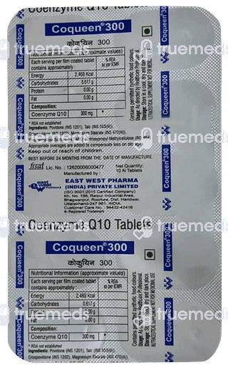 Coqueen 300 MG Tablet 10