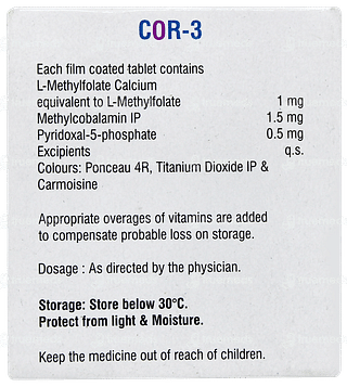 Cor 3 Tablet 15