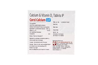 Coral Calcium D3 Tablet 15