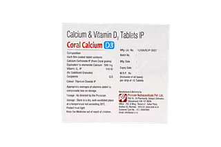 Coral Calcium D3 Tablet 15