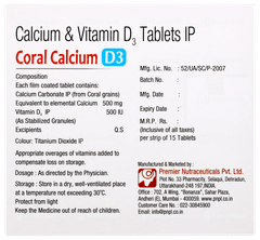 Coral Calcium D3 Tablet 15