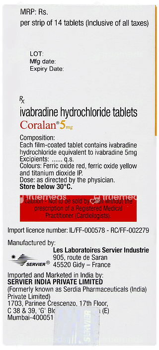 Coralan 5mg Tablet 14