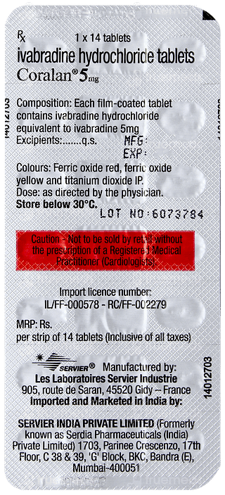 Coralan 5mg Tablet 14