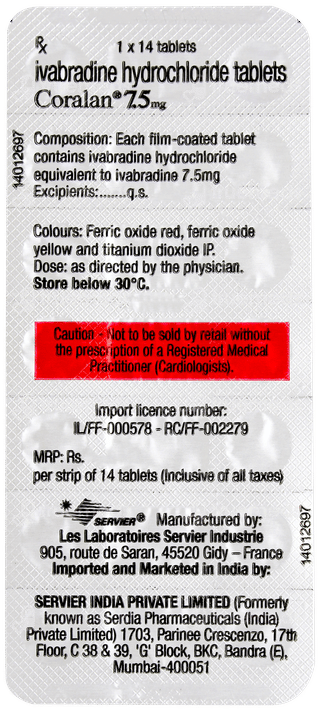 Coralan 7.5mg Tablet 14