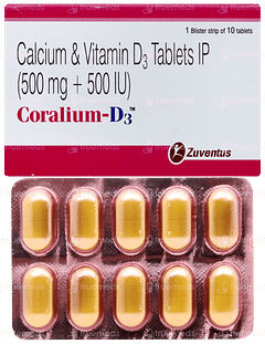 Coralium D3 Tablet 10