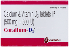 Coralium D3 Tablet 10