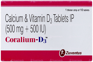 Coralium D3 Tablet 10