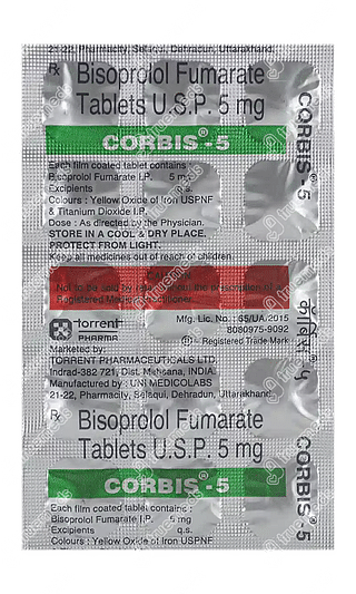 Corbis 5 MG Tablet 15