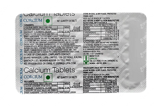 Corcium 225 MG Tablet 15