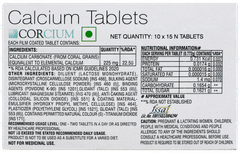 Corcium Tablet 15