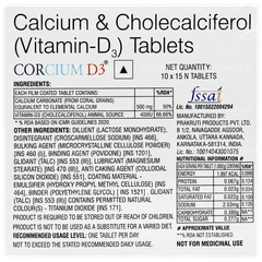 Corcium D3 Tablet 15