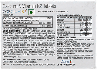 Corcium K2 Tablet 10