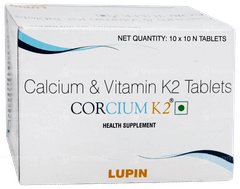 Corcium K2 Tablet 10