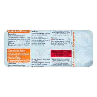 Coriminic P Tablet 10