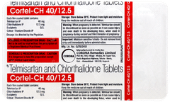 Cortel Ch 40/12.5 Tablet 15 Cortel Ch 40/12.5 Tablet 15