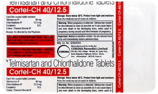 Cortel Ch 40/12.5 Tablet 15