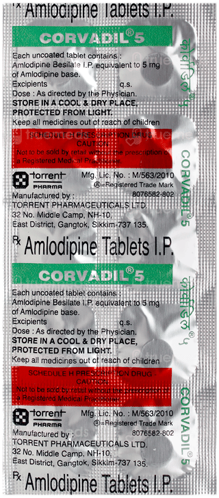 Corvadil 5 Tablet 10