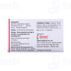 Cosmelite Tx 250 MG Tablet 10 Cosmelite Tx 250 MG Tablet 10