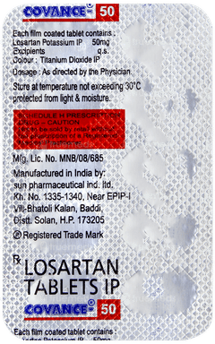 Covance 50 Tablet 10 Covance 50 Tablet 10