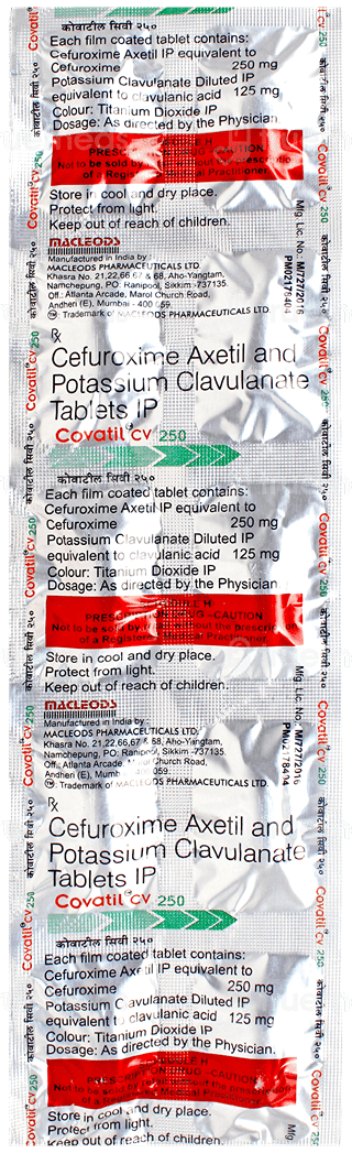 Covatil Cv 250 Tablet 10