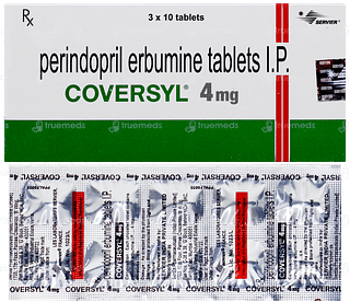 Coversyl 4mg Tablet 10