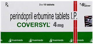 Coversyl 4mg Tablet 10