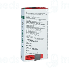 Coversyl 8Mg Tablet 10 Coversyl 8Mg Tablet 10