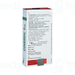 Coversyl 8Mg Tablet 10