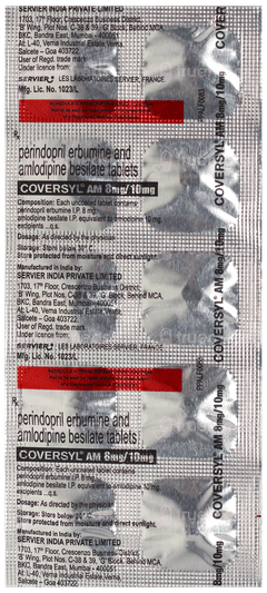 Coversyl Am 8Mg/10Mg Tablet 10