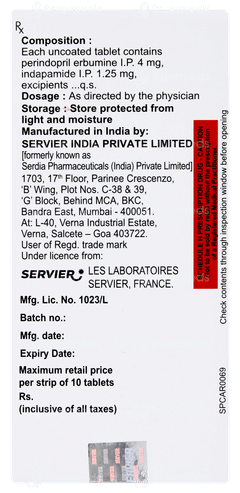 Coversyl Plus Tablet 10