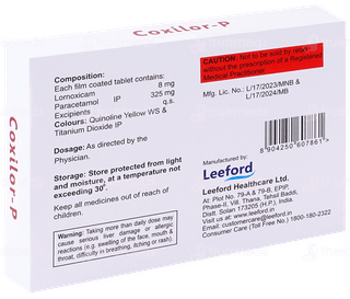 Coxilor P Tablet 10