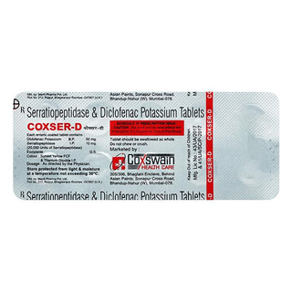 Coxser D 50/10 Mg Tablet 10