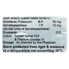 Coxser D 50/10 Mg Tablet 10