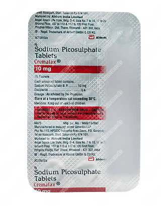 Cremalax 10mg Tablet 15