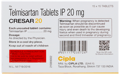 Cresar 20 Tablet 15 Cresar 20 Tablet 15