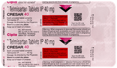 Cresar 40 Tablet 15 Cresar 40 Tablet 15