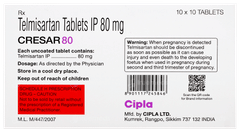 Cresar 80 Tablet 10 Cresar 80 Tablet 10