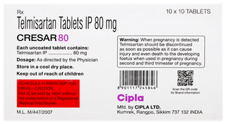 Cresar 80 Tablet 10