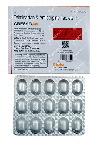 Cresar Am 40/5 MG Tablet 15