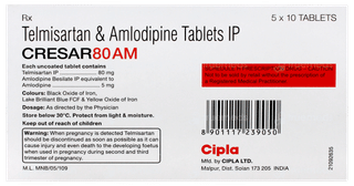 Cresar 80 Am Tablet 10