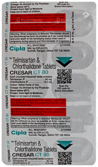 Cresar Ct 80 Tablet 10
