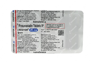 Crestor 40mg Tablet 10