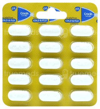 Crocin Cold N Flu Max 500/32/10 Mg Tablet 15