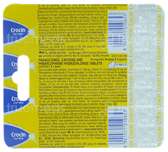 Crocin Cold N Flu Max 500/32/10 Mg Tablet 15 Crocin Cold N Flu Max 500/32/10 Mg Tablet 15