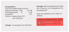 Cromide 2.5/5 Mg Tablet 10